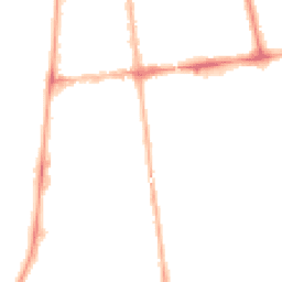 Night-time road noise heatmap for FY4 1DS