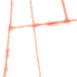 Night-time road noise heatmap for FY4 1DW