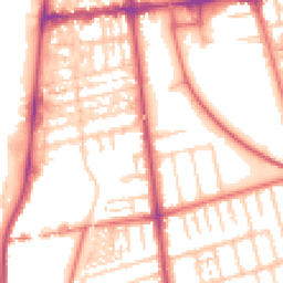 Daytime road noise heatmap for FY4 1EA