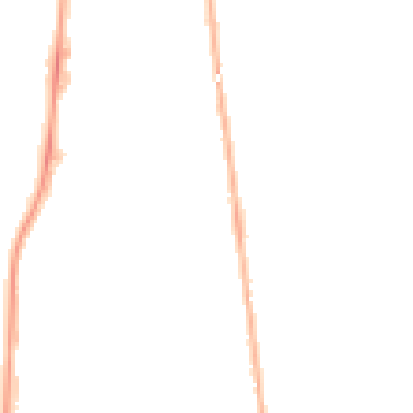 Night-time road noise heatmap for FY4 1EF
