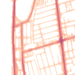 Daytime road noise heatmap for FY4 1LX