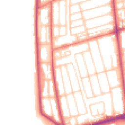 Daytime road noise heatmap for FY4 1NS