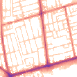 Daytime road noise heatmap for FY4 1PU