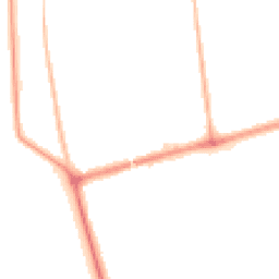 Night-time road noise heatmap for FY4 1QR