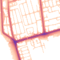 Daytime road noise heatmap for FY4 1QS