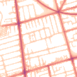 Daytime road noise heatmap for FY4 2EP