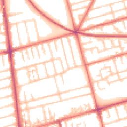 Daytime road noise heatmap for FY4 2ES
