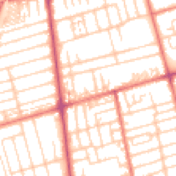 Daytime road noise heatmap for FY4 2JJ
