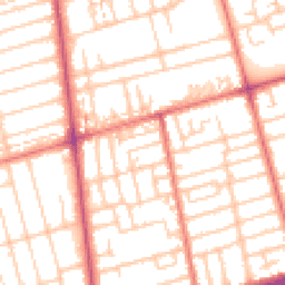 Daytime road noise heatmap for FY4 2JU