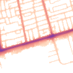 Daytime road noise heatmap for FY4 2NL