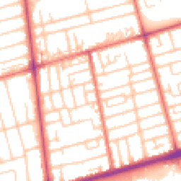 Daytime road noise heatmap for FY4 2PE