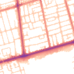 Daytime road noise heatmap for FY4 2QB