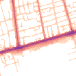 Daytime road noise heatmap for FY4 2RE