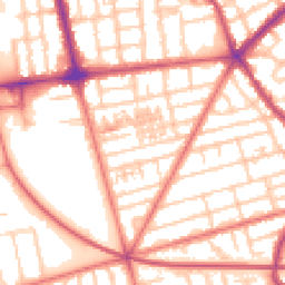Daytime road noise heatmap for FY4 3BP