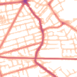 Daytime road noise heatmap for FY4 3HF
