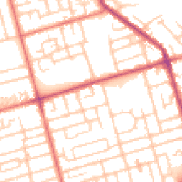 Daytime road noise heatmap for FY4 3PE