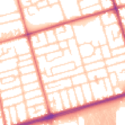Daytime road noise heatmap for FY4 3QD