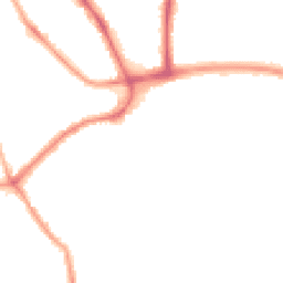Night-time road noise heatmap for FY4 4EX