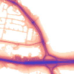 Daytime road noise heatmap for FY4 4FR