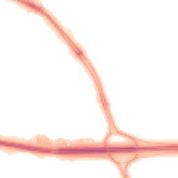 Night-time road noise heatmap for FY4 4FR