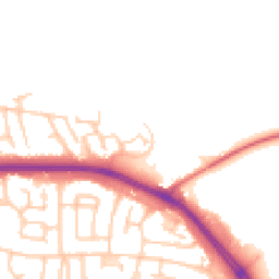 Daytime road noise heatmap for FY4 4ZB