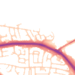 Daytime road noise heatmap for FY4 4ZD