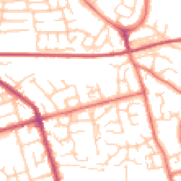 Daytime road noise heatmap for FY4 5LX