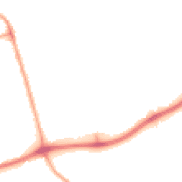 Night-time road noise heatmap for FY4 5QZ