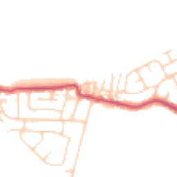 Daytime road noise heatmap for FY6 0AG