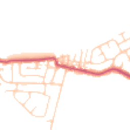 Daytime road noise heatmap for FY6 0AQ