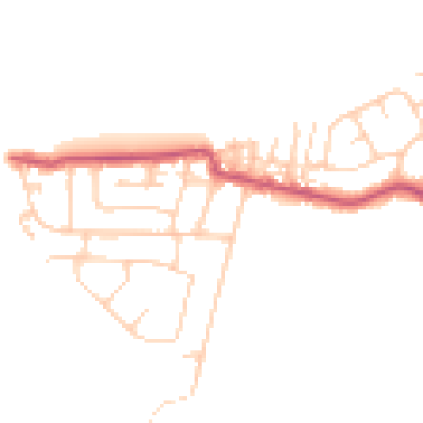 Daytime road noise heatmap for FY6 0BW