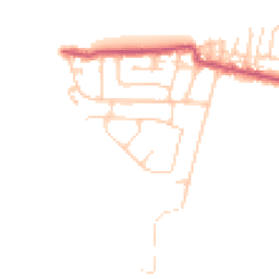 Daytime road noise heatmap for FY6 0DE