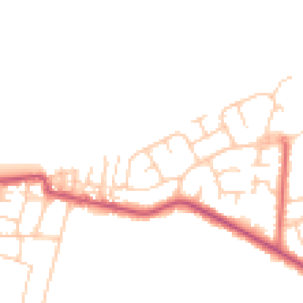 Daytime road noise heatmap for FY6 0DP