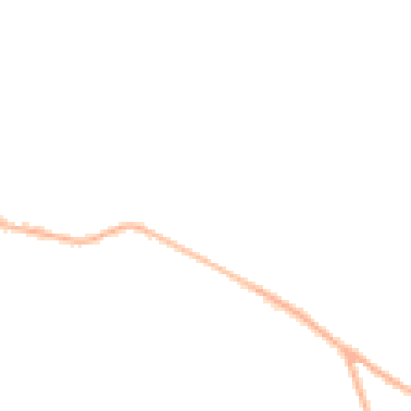 Night-time road noise heatmap for FY6 0NE