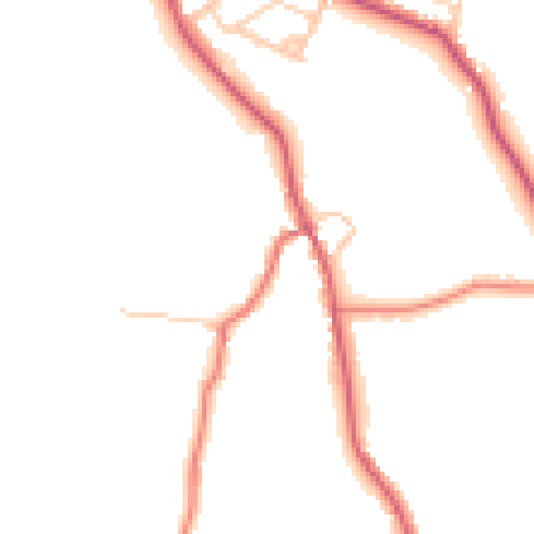 Daytime road noise heatmap for FY6 0NG