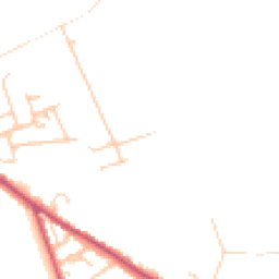 Daytime road noise heatmap for FY6 0QB