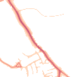 Daytime road noise heatmap for FY6 0QR