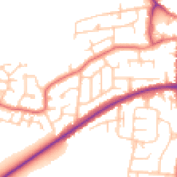 Daytime road noise heatmap for FY6 7EA