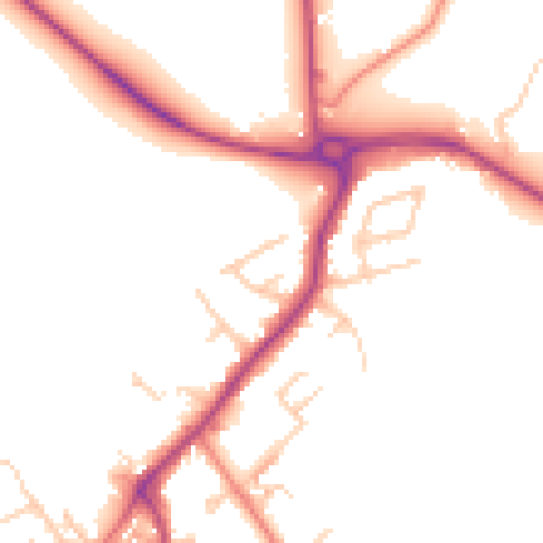 Daytime road noise heatmap for FY6 7HR