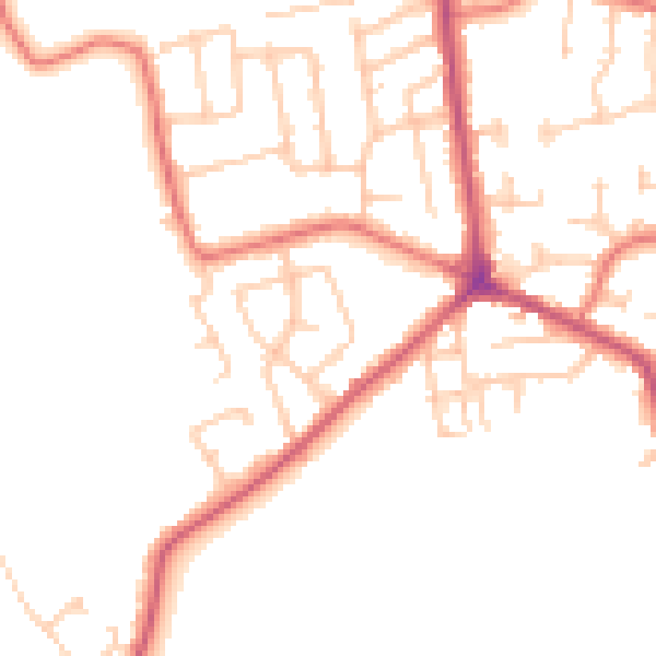 Daytime road noise heatmap for FY6 7PG