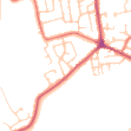 Daytime road noise heatmap for FY6 7QF