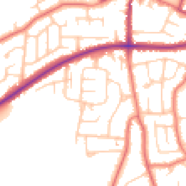 Daytime road noise heatmap for FY6 8AH