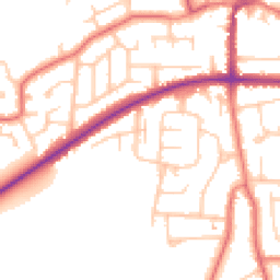 Daytime road noise heatmap for FY6 8AL