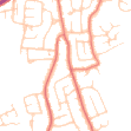Daytime road noise heatmap for FY6 8HE