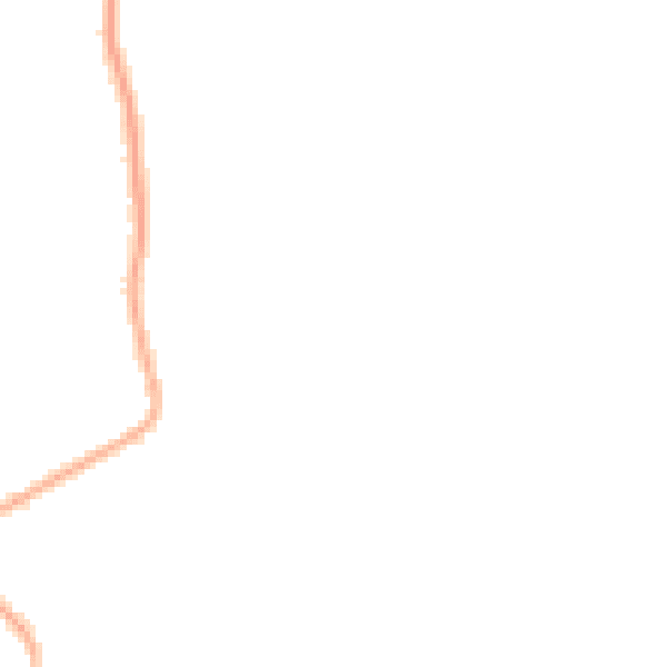 Night-time road noise heatmap for FY6 9EY