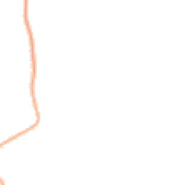 Night-time road noise heatmap for FY6 9EZ