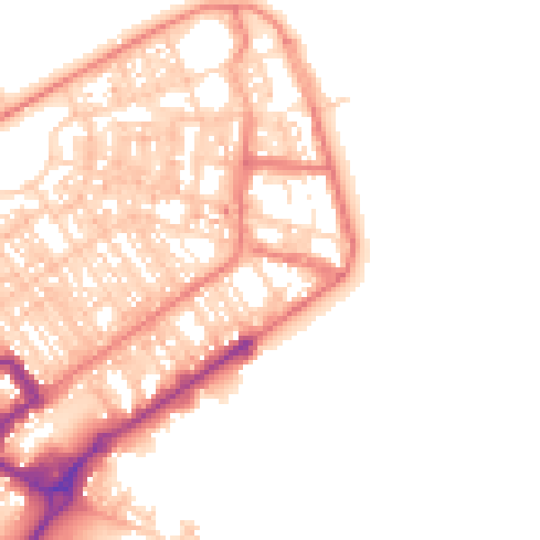 Daytime road noise heatmap for FY7 6AH