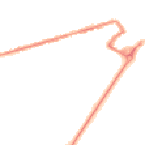 Night-time road noise heatmap for FY7 6TZ