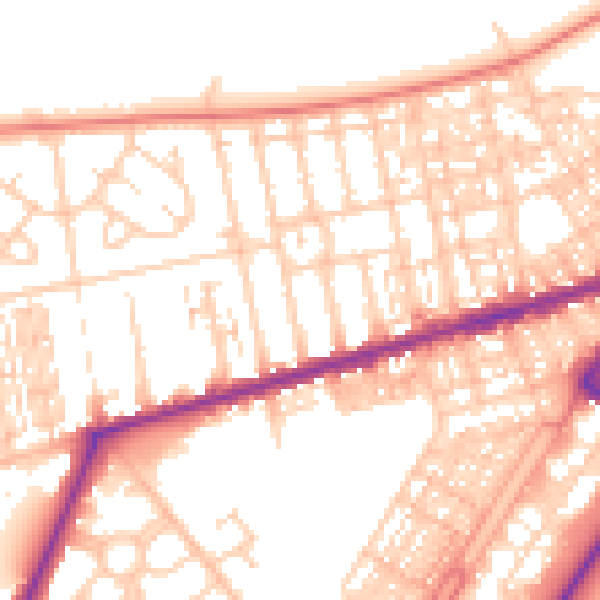 Daytime road noise heatmap for FY7 7BL