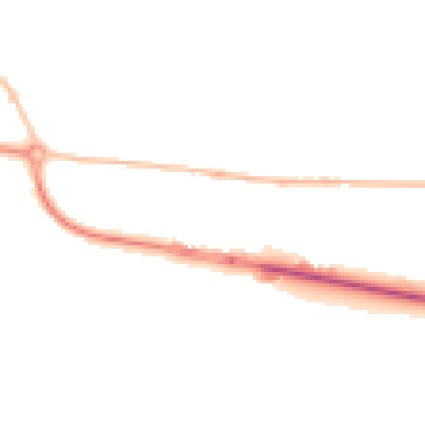 Night-time road noise heatmap for GL10 2LG